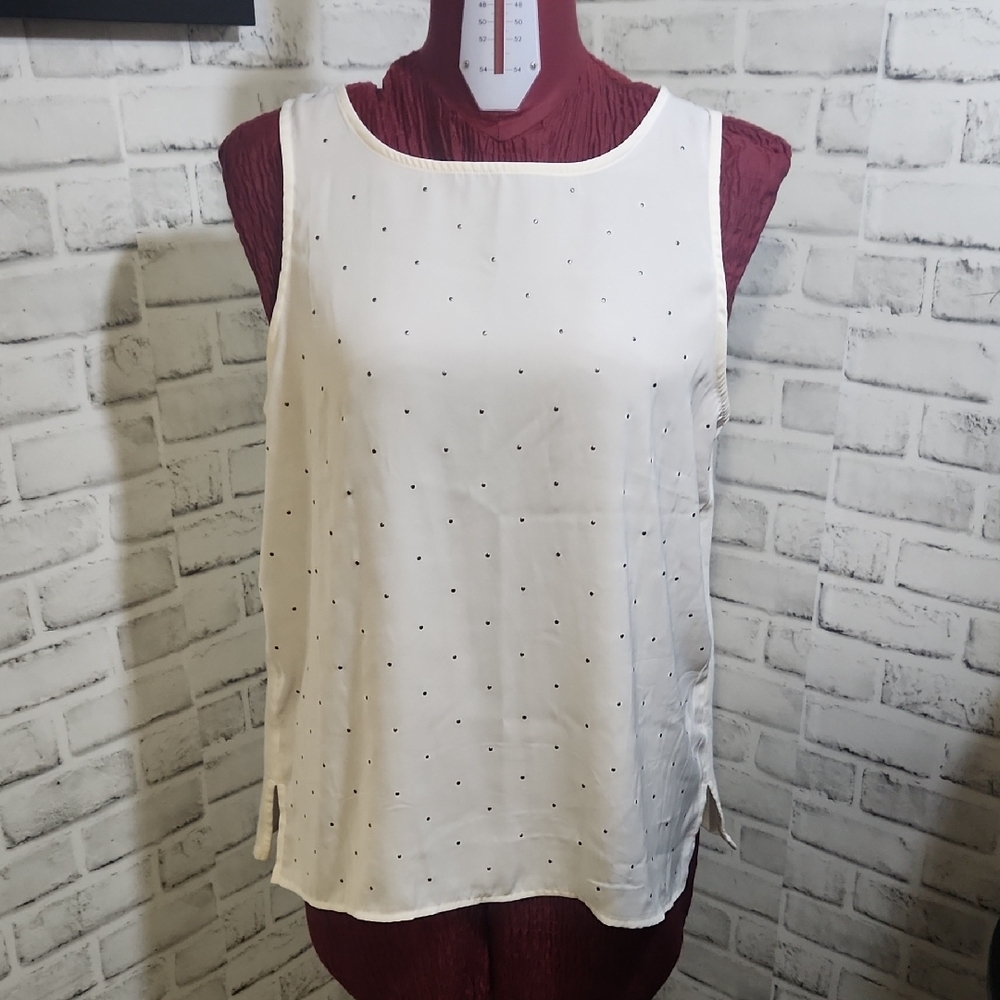 Gap SZ L Silver Studded Tank